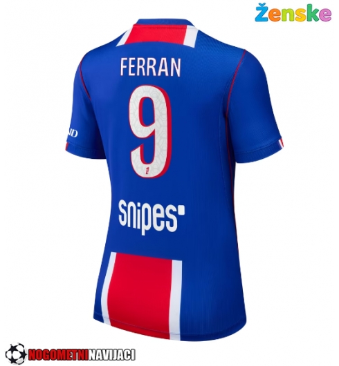Ženske Nogometnih dresov Paris Saint-Germain Ferran Torres #9 Domači 2026-27 Kratki rokavi Ženske Nogometnih dresov Paris Saint-Germain Ferran Torres #9 Domači 2026-27 Kratki rokavi